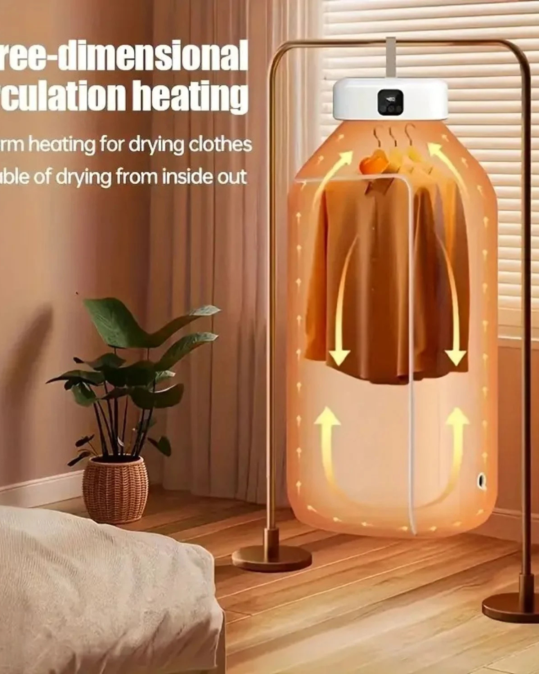 Secadora de ropa portátil